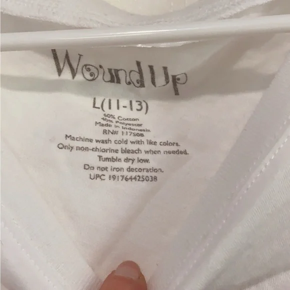 Wound Up White Friends Graphic Tee - Picture 2 of 3